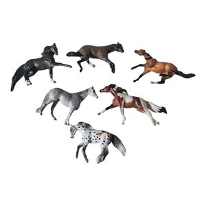 Lot Of 6 Mini Breyer Horses